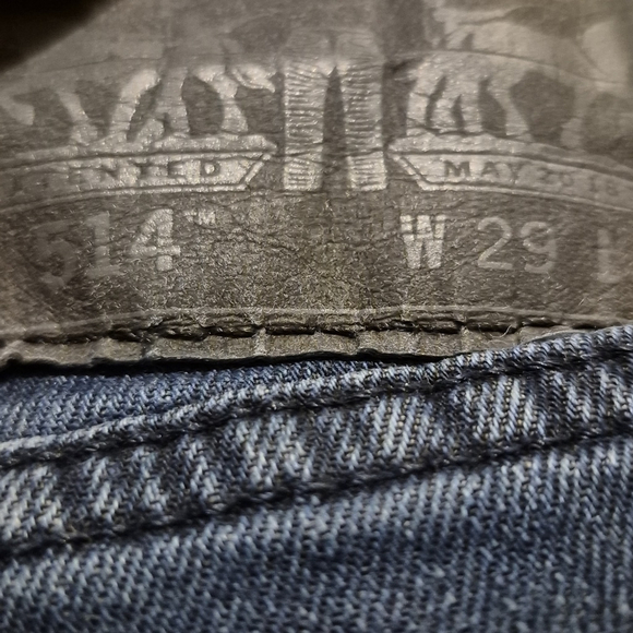 Levis 514 Black Label Jeans. sz.29"×30" 9" Rise. (#2010C) - Picture 15 of 15